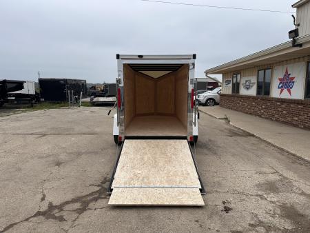 New 2027 Stealth Trailers 5X10 V-Nose W/Ramp Door Cargo / Enclosed Trailer