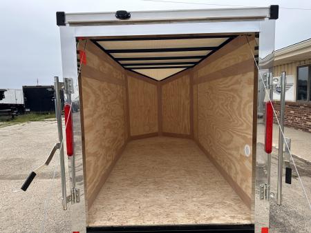 New 2027 Stealth Trailers 5X10 V-Nose W/Ramp Door Cargo / Enclosed Trailer