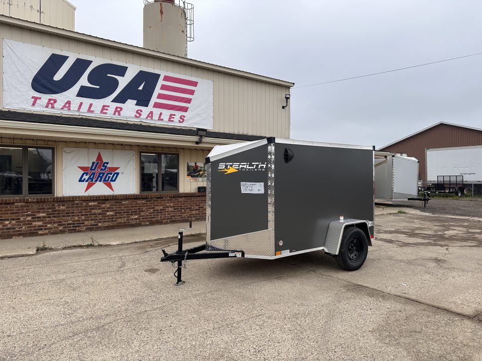 New 2027 Stealth Trailers 5x8 Mustang 3k w/Barn Door Cargo / Enclosed Trailer