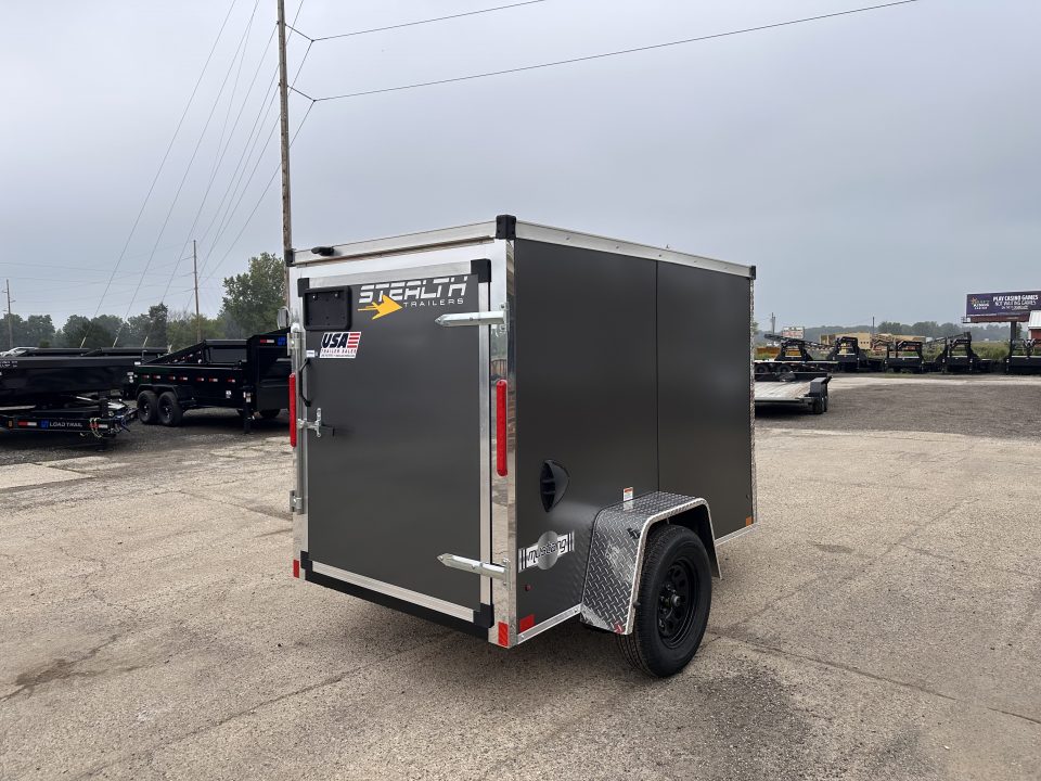 New 2027 Stealth Trailers 5x8 Mustang 3k w/Barn Door Cargo / Enclosed Trailer