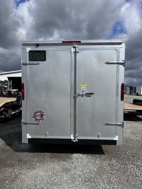 New 2027 Homesteader 7x14 Intrepid V-Nose Cargo Trailer w/ Barn Doors