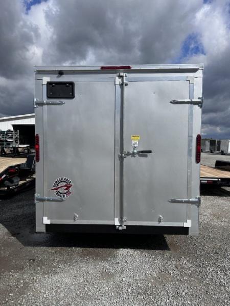 New 2027 Homesteader 7x14 Intrepid V-Nose Cargo Trailer w/ Barn Doors