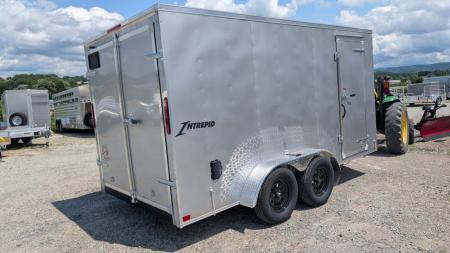 New 2027 Homesteader 7x14 Intrepid V-Nose Cargo Trailer w/ Barn Doors