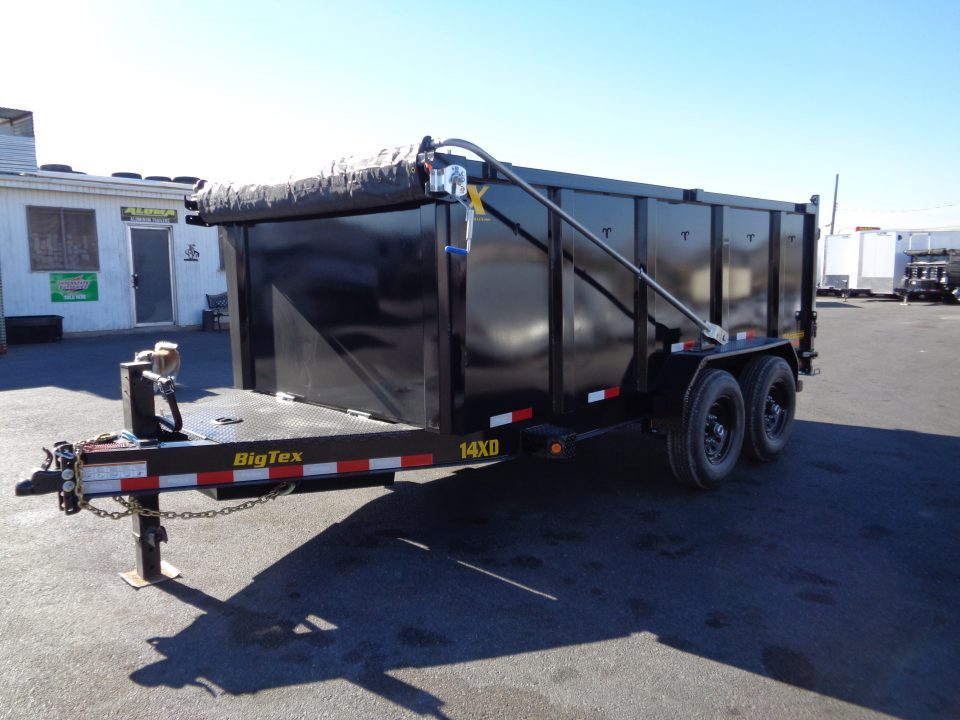 New 2027 Big Tex Trailers * 14XD-14 * 14Ft 4Ft Side Heavy Duty Low Profile 15.4k Dump Trailer
