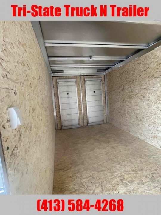 New 2026 Stealth 7x14 All Aluminum Contractor Barn doors