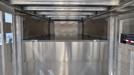 New 2027 EBY MAVERICK 20' Gooseneck Aluminum Stock Trailer