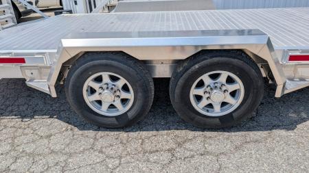 New 2026 EBY 20' ALL ALUMINUM Lo Pro Equipment Hauler w/ 6' Standup Ramps