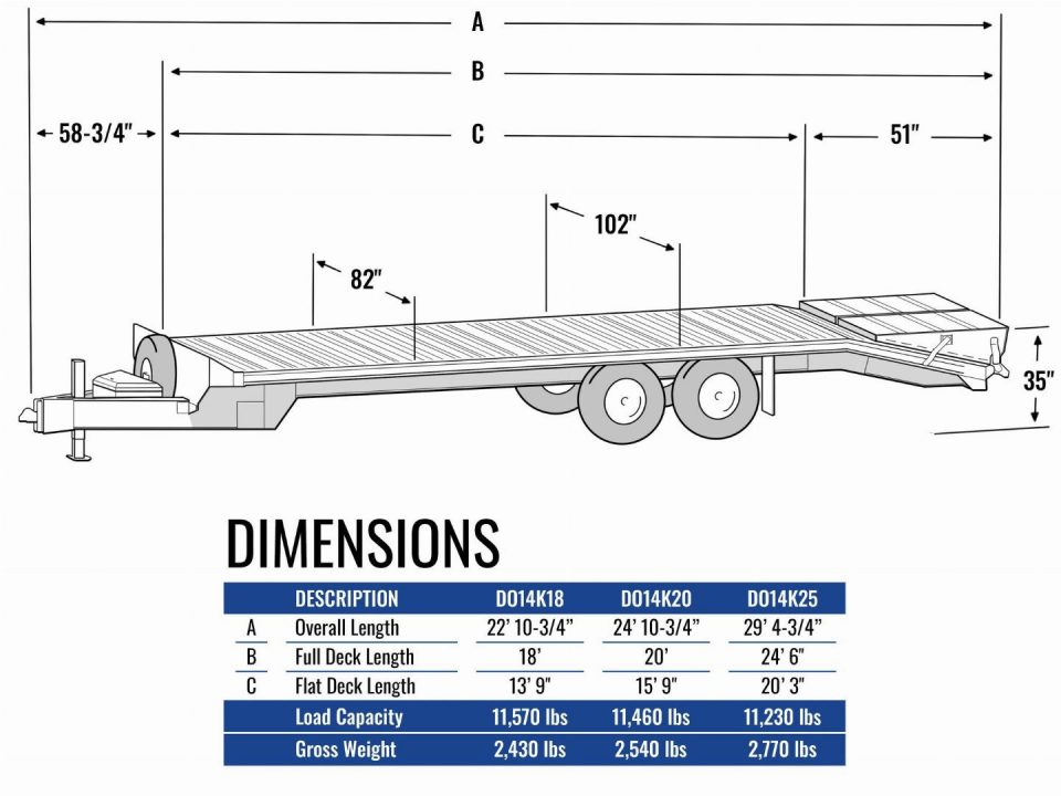 New 2026 EBY 24'6" ALL ALUMINUM Deckover Tagalong w/ 50/50 Fold Flat or Stand Up Wedge Ramps