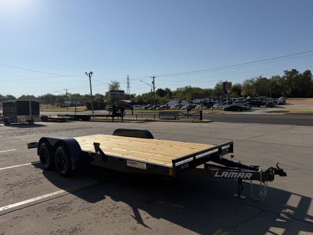 New #159244 2027 LAMAR CE 18 X 83 TANDEM AXLE 7K WOOD FLOOR CAR HAULER