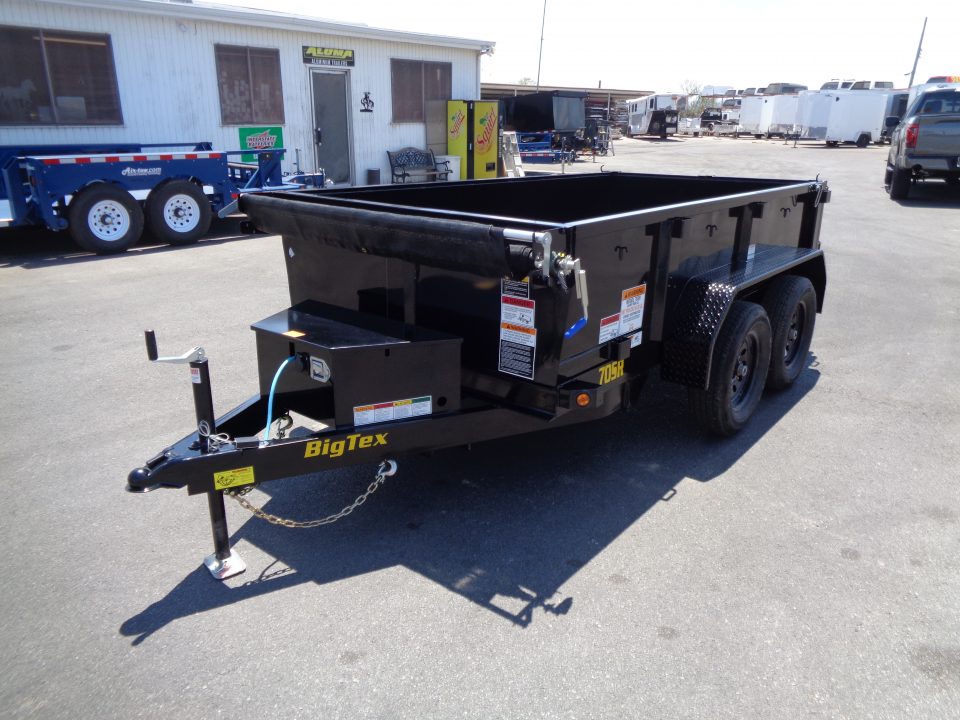 New 2027 BIG TEX Trailers * 70SR-10 * 5x10 Tandem Axle Single Ram 7k Dump Trailer