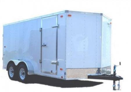 New 2027 Look Trailers 7x14 Enclosed trailer 84" Interior