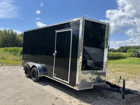 New 2027 Look Trailers 7x14 Enclosed trailer 84  Interior
