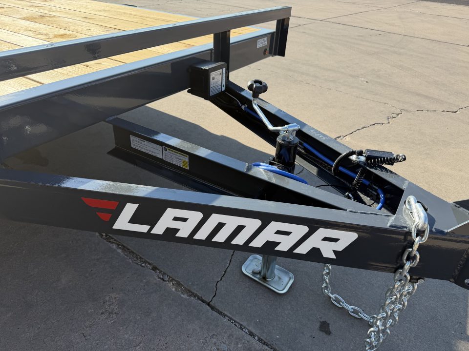 New #159376 2027 LAMAR CE 18 X 83 TANDEM AXLE 7K WOOD FLOOR CAR HAULER