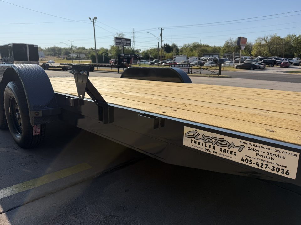 New #159376 2027 LAMAR CE 18 X 83 TANDEM AXLE 7K WOOD FLOOR CAR HAULER