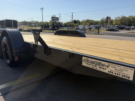 New #159376 2027 LAMAR CE 18 X 83 TANDEM AXLE 7K WOOD FLOOR CAR HAULER