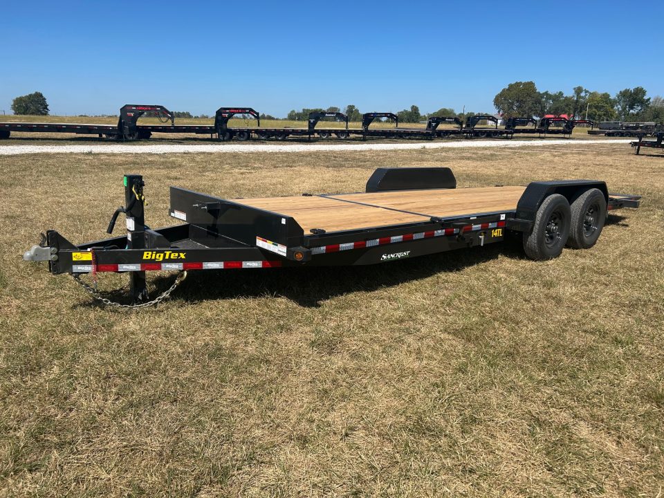 New 2027 Big Tex 83x22 Tandem 14K Gravity Tilt w/ 6' Stationary Deck