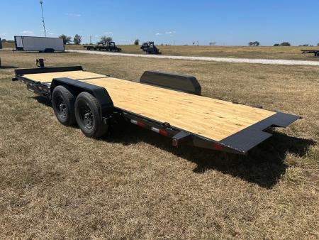 New 2027 Big Tex 83x22 Tandem 14K Gravity Tilt w/ 6' Stationary Deck