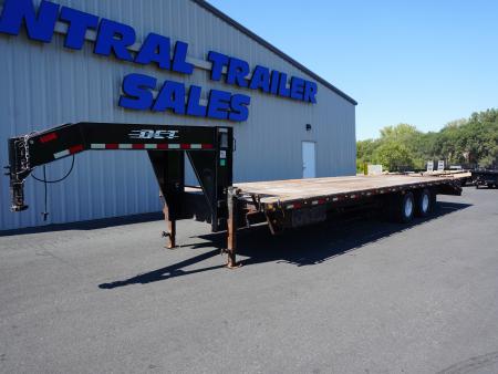 Used 2015 DCT Gooseneck Flatbed Trailer