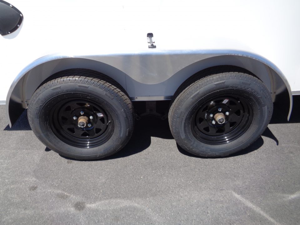New 2027 Pace American - Out Back DLX - 6x12 V-Nose Tandem Axle 7k Cargo Trailer w/ Rear Ramp Door