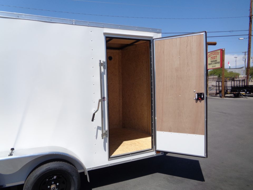 New 2027 Pace American - Out Back DLX - 6x12 V-Nose Tandem Axle 7k Cargo Trailer w/ Rear Ramp Door