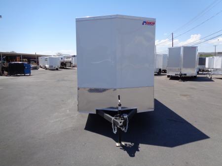 New 2027 Pace American - Out Back DLX - 6x12 V-Nose Tandem Axle 7k Cargo Trailer w/ Rear Ramp Door