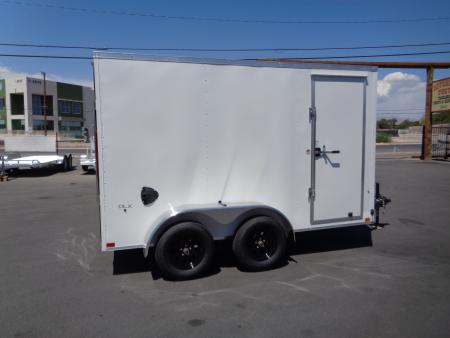 New 2027 Pace American - Out Back DLX - 6x12 V-Nose Tandem Axle 7k Cargo Trailer w/ Rear Ramp Door