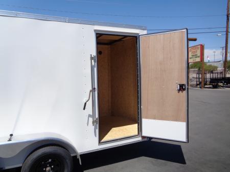New 2027 Pace American - Out Back DLX - 6x12 V-Nose Tandem Axle 7k Cargo Trailer w/ Rear Ramp Door