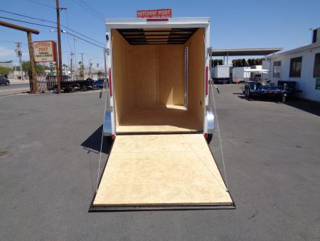 New 2027 Pace American - Out Back DLX - 6x12 V-Nose Tandem Axle 7k Cargo Trailer w/ Rear Ramp Door