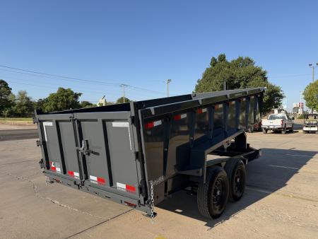 New #158696 2027 LAMAR DT 16 X 83 TANDEM AXLE 14K TELESCOPIC DUMP TRAILER W/ 3' SIDES