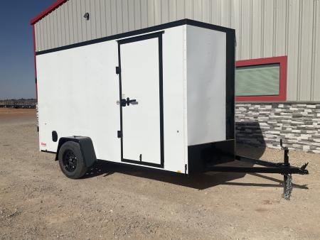 New 2027 Compass 6'x12' Enclosed Cargo Trailer - Indigo DLX