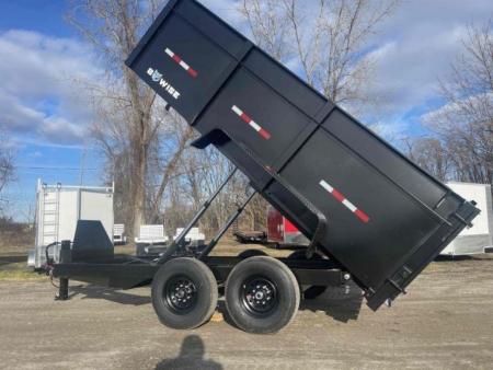 New 2027 BWISE DT 7x14 High Side 14k Dump Dump Trailer