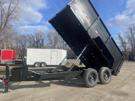 New 2027 BWISE DT 7x14 High Side 14k Dump Dump Trailer
