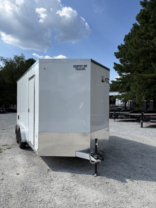 New 2027 ATC 7.5' x 14' Enclosed, Rear Spoiler, 7' Interior, STO450