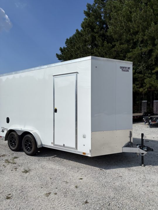 New 2027 ATC 7.5' x 14' Enclosed, Rear Spoiler, 7' Interior, STO450