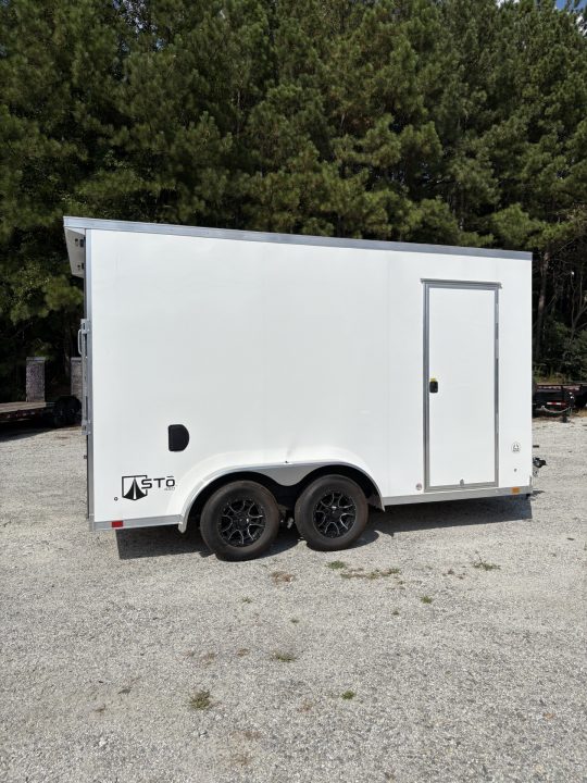 New 2027 ATC 7.5' x 14' Enclosed, Rear Spoiler, 7' Interior, STO450