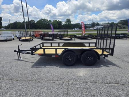 New 2027 7X12 TANDEM AXLE UTILITY TRAILER WITH BRAKES