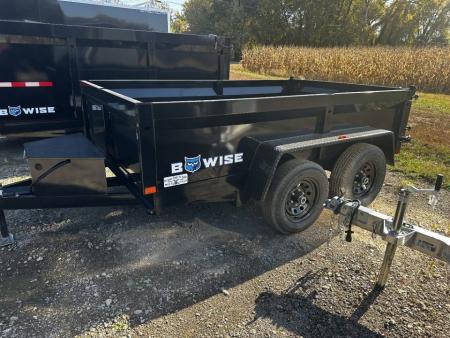 New 2027 BWISE 6x10 Dump with Ramps Barn doors