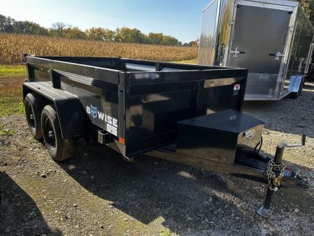 New 2027 BWISE 6x10 Dump with Ramps Barn doors