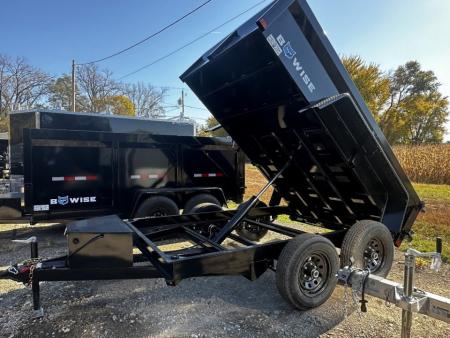 New 2027 BWISE 6x10 Dump with Ramps Barn doors