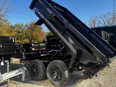 New 2027 BWISE 6x10 Dump with Ramps Barn doors