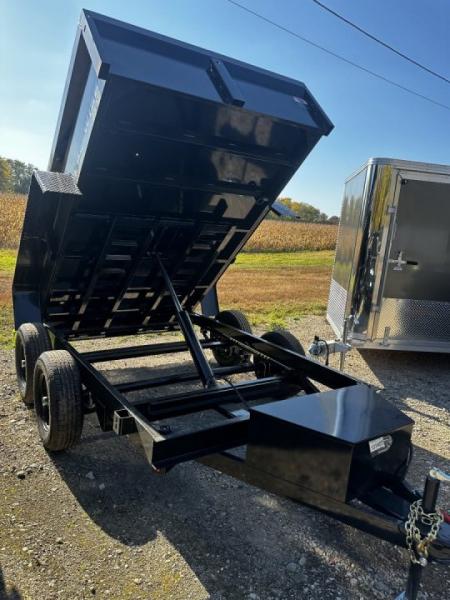 New 2027 BWISE 6x10 Dump with Ramps Barn doors
