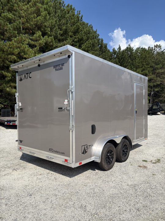 New 2027 ATC 7.5'x14' Enclosed Aluminum , Rear Spoiler w/ Downlights, 7' Interior STO400