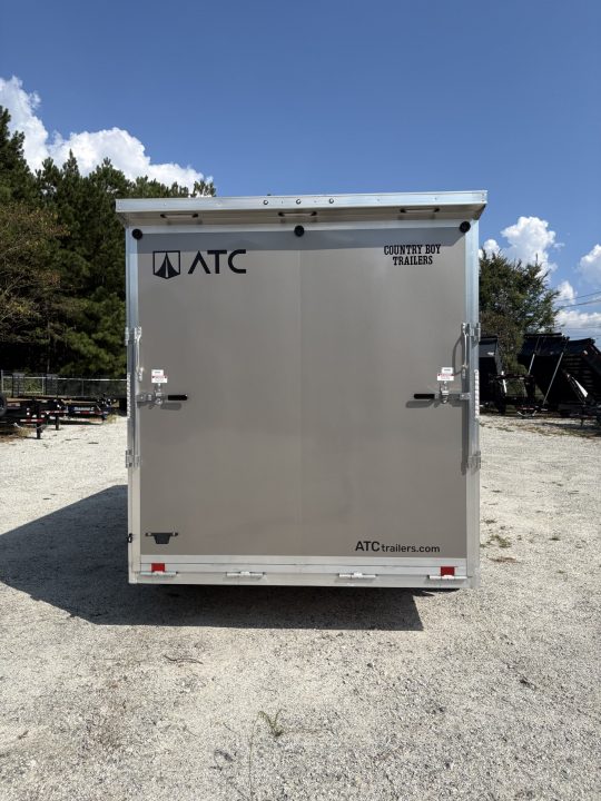 New 2027 ATC 7.5'x14' Enclosed Aluminum , Rear Spoiler w/ Downlights, 7' Interior STO400