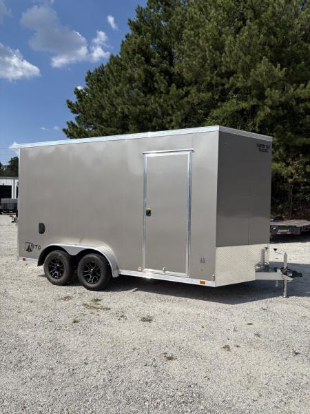 New 2027 ATC 7.5'x14' Enclosed Aluminum , Rear Spoiler w/ Downlights, 7' Interior STO400