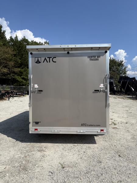 New 2027 ATC 7.5'x14' Enclosed Aluminum , Rear Spoiler w/ Downlights, 7' Interior STO400