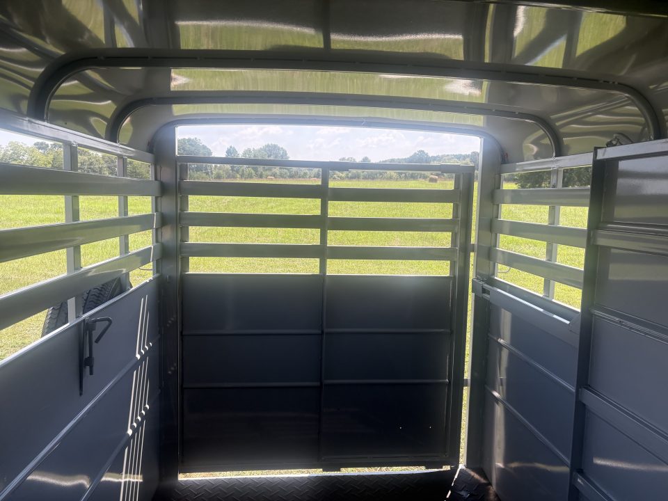 Used 2023 Delta Mfg 14' HORSE/STOCK COMBO BUMPER PULL Horse Trailer