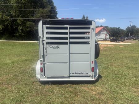 Used 2023 Delta Mfg 14' HORSE/STOCK COMBO BUMPER PULL Horse Trailer