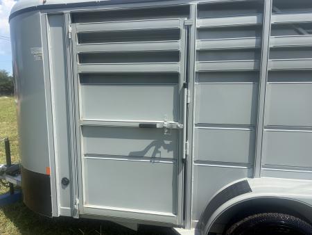 Used 2023 Delta Mfg 14' HORSE/STOCK COMBO BUMPER PULL Horse Trailer