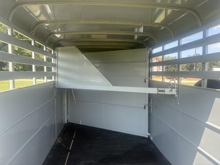 Used 2023 Delta Mfg 14' HORSE/STOCK COMBO BUMPER PULL Horse Trailer