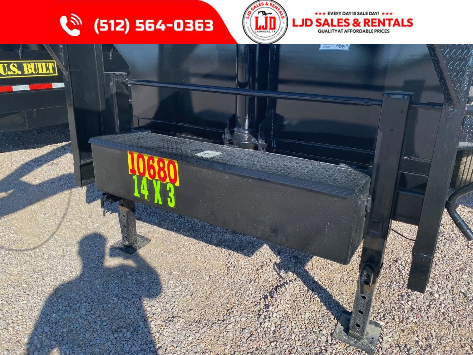 New 2027 Texas Pride - 14'x3' - Tarp - 16K GVWR - Spreader - Ramps - Dump Trailer